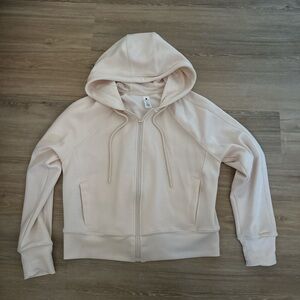 Women's Light Pink Zip Up Hoodie